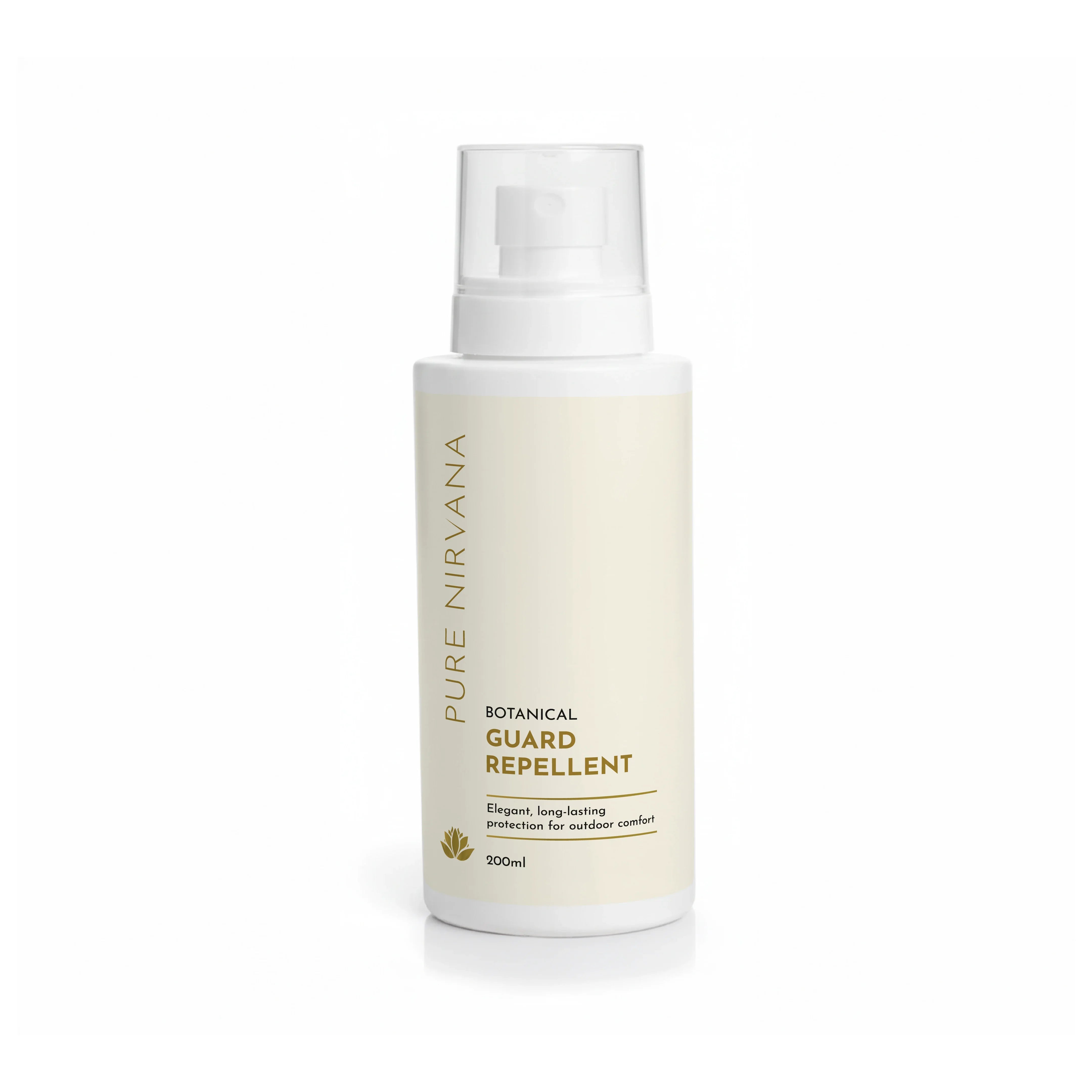Pure Nirvana Botanical Guard Repellent 200ml spray bottle for outdoor protection