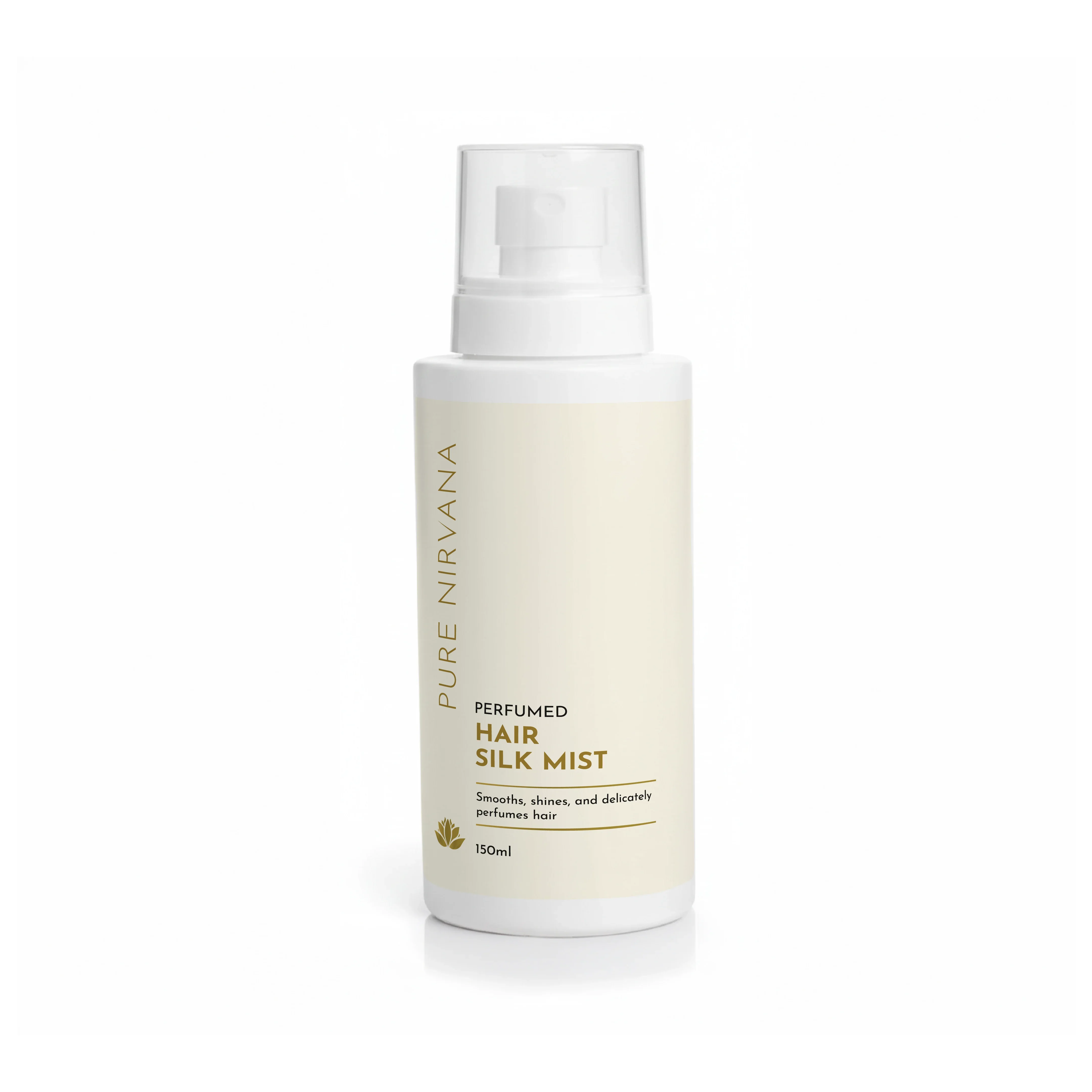 Perfumed hair silk mist spray bottle for smooth, shiny, delicately scented hair, 150ml